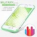 iPhone 6S Case, iPhone 6 Case, FYY[Patent Shockproof][Military Material] Ultra Slim Fit Hybrid Clear Bumper Case Soft Silicone Gel Rubber Shockproof Impact Resistance Cover for iPhone 6S/6 Mint Green