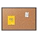Quartet Cork Board, Bulletin Board, 4' x 3' Corkboard, Black Frame (2304B)