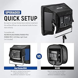 NEEWER Upgraded Softbox Diffuser for NL660 RGB660