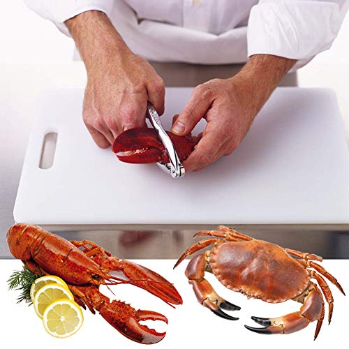 Seafood Tools 3.3oz Crab Crackers Nutcrackers Forks Set for Lobster Leg, Shellfish, Crab Shells and Nuts Cracking (9Pack) - Thumbnail 5
