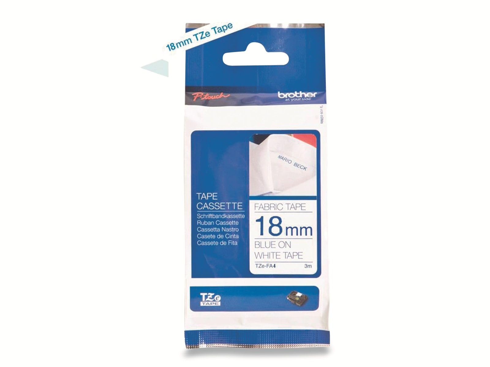 Brother TZFA4B textile belt 3mx18 mm