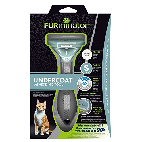 FURminator Undercoat deShedding Tool for Small Short Hair Cats