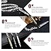 COCO Park Polish Bullet Charm Pendant Necklace Stainless Steel Urn Ash Memorial Keepsake Love Token Holder, Black