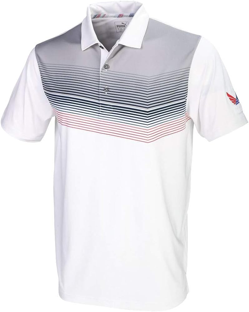 PUMA Golf Mens Volition Road Map Polo at Amazon Men’s Clothing store