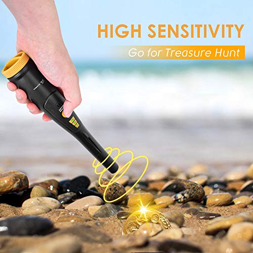 RM RICOMAX Pinpointer Metal Detector - Portable Metal Detector 2019 New [3 LED Range Indicators & Buzzer Vibration Sound] Treasure Hunt Pinpoint Metal Detector for Adults & Kids Lightweight - Thumbnail 4