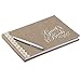 Ginger Ray Hessian and Lace Trimmed Burlap Wedding Guest Book, Vintage Affair