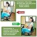 Memory Foam Lumbar Support Pillow for Chair - Back Pillow for Office Chair, Back Support for Car, Desk Chair Back Support, Office Chair Back Support Lumbar Pillow, Back Cushion Lower Back Pain Relief