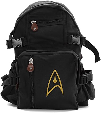 Star Trek Federation Army Sport Heavyweight Canvas Backpack Bag