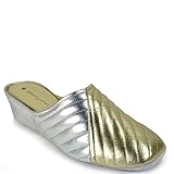 Jacques Levine #1221 Womens Leather Wedge Slipper