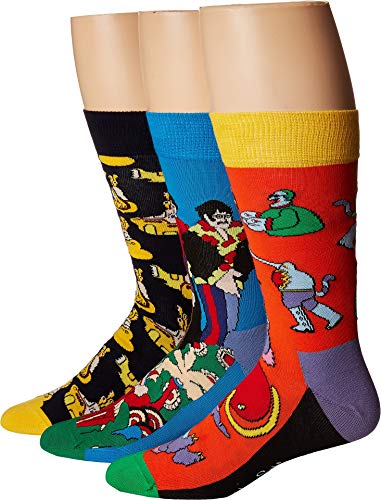 Happy Socks Men's Beatles EP Collector's Box 3-Pack Assorted Men's Shoe Size 10-13 - Thumbnail 2