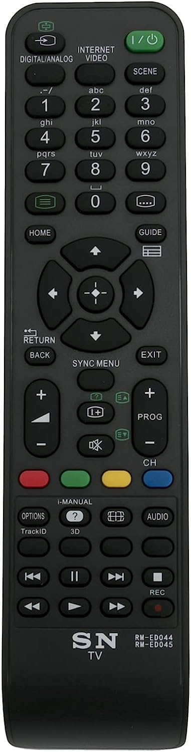 2IN1 RM-ED044 ED045 New Replacement Remote Control fit for Sony Bravia TV KDL-37EX723 KDL-55EX720 KDL-46CX520 KDL-40CX520 KDL-37EX720 KDL-40NX720 KDL-60NX720 KDL-46EX720 KDL-46HX720 KDL-40EX720