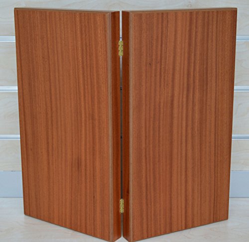 Manopoulos Mahogany Wood Backgammon Set - Handmade in Greece