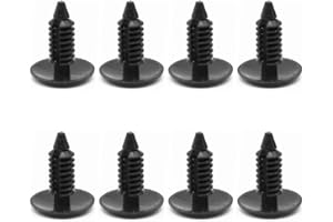 Spurick Set of 8 Bumper Plugs Front License Plate Holes Cover Clips, Bumper Plugs for Chevrolet Dodge Buick Ford Nissan Honda Toyota, etc