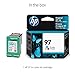 HP 97 Tri-color Ink Cartridge | Works with HP DeskJet 460, 5000, 6000, 9800; OfficeJet H470, 100, 6200, 7000; PhotoSmart B8350, 300, 400, 2000, 8000; PSC 1600, 2350 Series | C9363WN