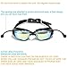 Swimming Goggles,Mirror Coated Lenses Anti-Fog Shatterproof UV Protection Swimming Glasses, with Siamese Ear Plugs - Best Adult Swim Goggles