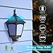 Solar Lights Outdoor Decorative - ALOVECO 2 in 1 Solar Wall Sconce, Solar Torch Lights with Flickering Flame, 87 LEDs Solar Motion Case of 2 Packs