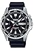 Casio Men's 'Super Illuminator' Quartz Stainless Steel and Resin Casual Watch, Color:Black (Model: MTD-110-1AVCF)