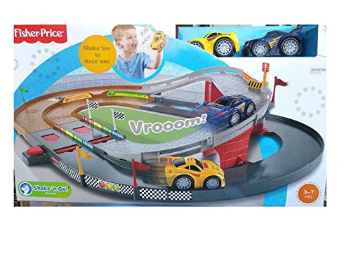 Shake 'n Go Raceway Race Track and 2 Cars