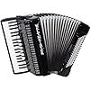 Weltmeister Piano Akkordeon Opal schwarz, Musettestimmung
