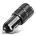 ShuoGe 2.1A / 24W 2-Port Titanium Car Charger
for iPhone 6 / 6S Plus / 5S / 5 / 4, iPad, Ipod, Samsung Galaxy, Smart Phones, Tablets - Black