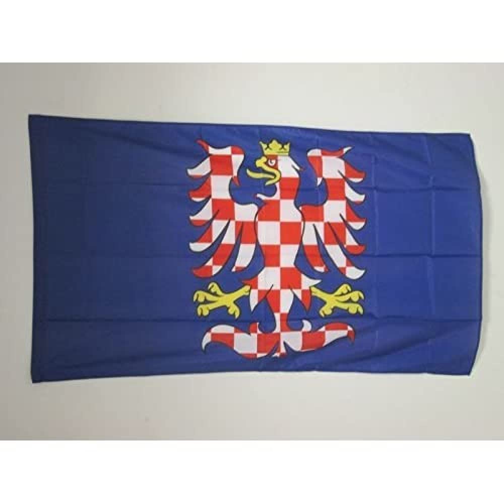AZ FLAG - Moravia Flag - 2x3 Ft - moravian Banner with Sleeve - 100% Polyester - Fade Resistant - Vivid Colors - 2' x 3' Feet - 90x60 Cm