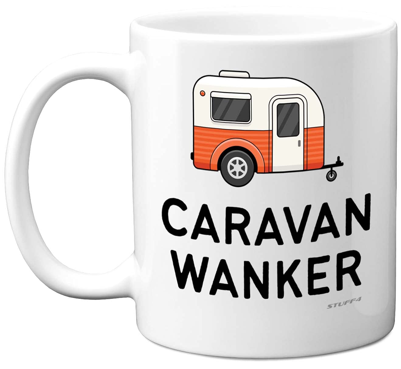 Funny Caravan Gifts Mug - Caravan W**ker - Rude Funny Christmas for Men Women, Mugs Coffee Tea Cup, Novelty Joke Rude Birthday Gift, 11oz Dishwasher and Microwave Safe