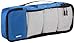 Amazon Basics 4 Piece Packing Travel Organizer Zipper Cubes Set, Slim, Blue