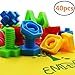 EMIDO 40-Piece Jumbo Nuts Bolts STEM Toy, Learning Toy for Toddlers & Little Kids - Sorting & Stacking Activities, Develops Fine Motor Skills & Hand-Eye Coordination, No Batteries Required