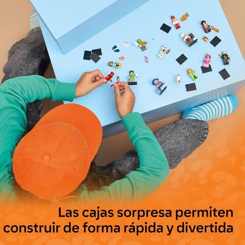 Minifigures 29.ª Edición – Caja Sorpresa con 1 de 12 Juguetes Coleccionables - Figuras Inc. Portero de Fútbol y Elfa Unicornio - Regalo para Invitados de Cumpleaños Infantil de 6+ Años 71052