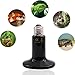 Aiicioo Reptile Night Light Bulb - 150W Reptile Heat Lamp Bulb Infrared Basking Spot Lamp for Bearded Dragon Lizard Turtle Hermit Crab Leopard Gecko Snake Chameleon Tank…