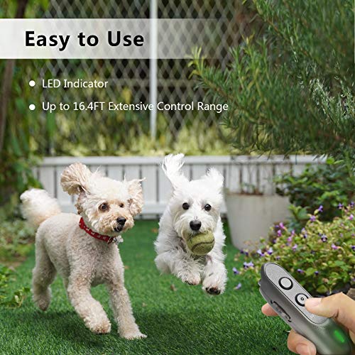 armous Anti Barking Device Ultrasonic Dog Barking Deterrent Devices 3 in 1 Bark Control Training of Safe to Use with LED Indicator and Wrist Strap