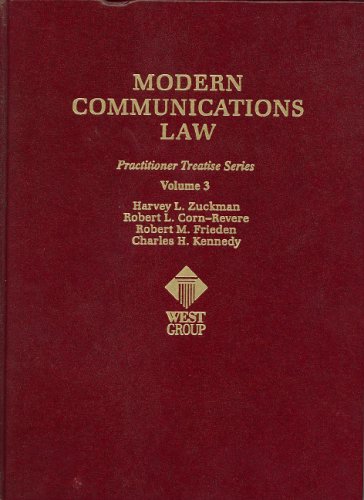 Download Modern Communications Law V3, Practitioner Treatise Series