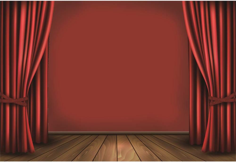 Amazon Com Baocicco 10x6 5ft Stage Drapes Backdrop Red Curtains