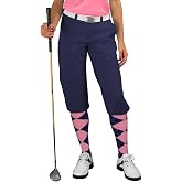 Golf Knickers Navy Womens 'Par 3' - Microfiber