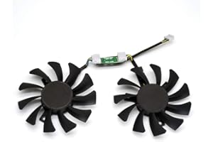 inRobert 75mm GA81S2U DC 12V 0.38A 4Pin Cooler Fan Video Card Fan Replacement for Zotac GTX 970 Dual Fan Graphic Card (Origin