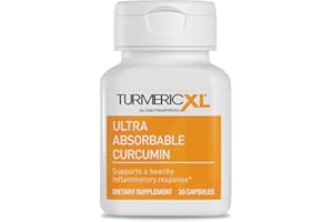 OmegaXL TurmericXL Natural Joint Support Supplement 250mg Turmeric Extract Delivers 45x More Curcumin - High Absorption, Gluten-Free – 30 Veggie Capsules