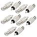 uxcell 10 Pcs F Type Female Jack to RCA Male Straight Adapter Connector