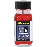 Vibra-tite VC-4 Series High-Strength Threadlocker, Red Liquid, 30mL Bottle 30mL 21730-1 Each
