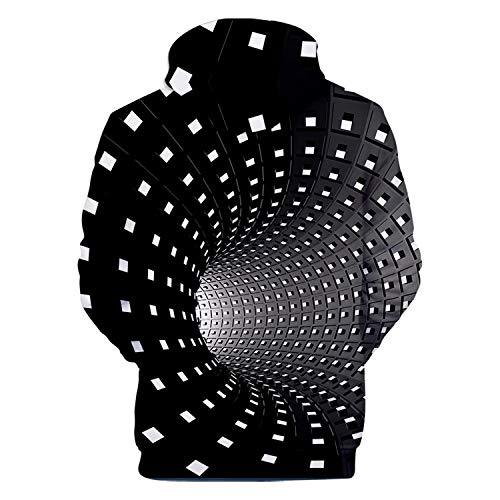 SanDish Unisex Hoodies 3D Print Pullover Hooded Sweatshirt Hoodies with Big Pockets