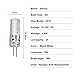 Sanniu 10-Pcs G4 Base LED Bulb Halogen Replacement 24 LED 3014 SMD Non-Dimmable 1.2W AC/DC 12V 100LM Bright G4 LED Lights Bulb Lamps Warm White 10 Packs