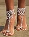 Bienvenu Women Barefoot Sandals Beach Foot Jewelry Wedding Chain,Sliver_2