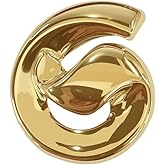 Vintage Spiral Brooch Pin for Women Men Stainless Steel Gold Plated Minimalist Polished Swirl Lapel Pins for Dance Banquet Pins Dress Suit Shirt Clothes Accessories Wedding Party Jewelry