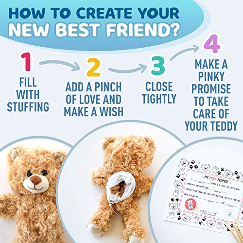Make Your Own Stuffed Animal Kit Activities for Kids Ages 48 DIY Trustworthy Teddy Bear
