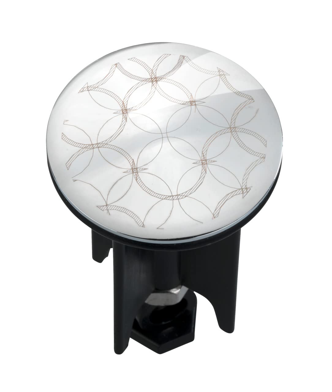 WENKO 23791100 Pluggy® Karmala Sink Stopper, Plastic, 3, 9 x 6, 5 x 3, 9 cm, Multi-Coloured