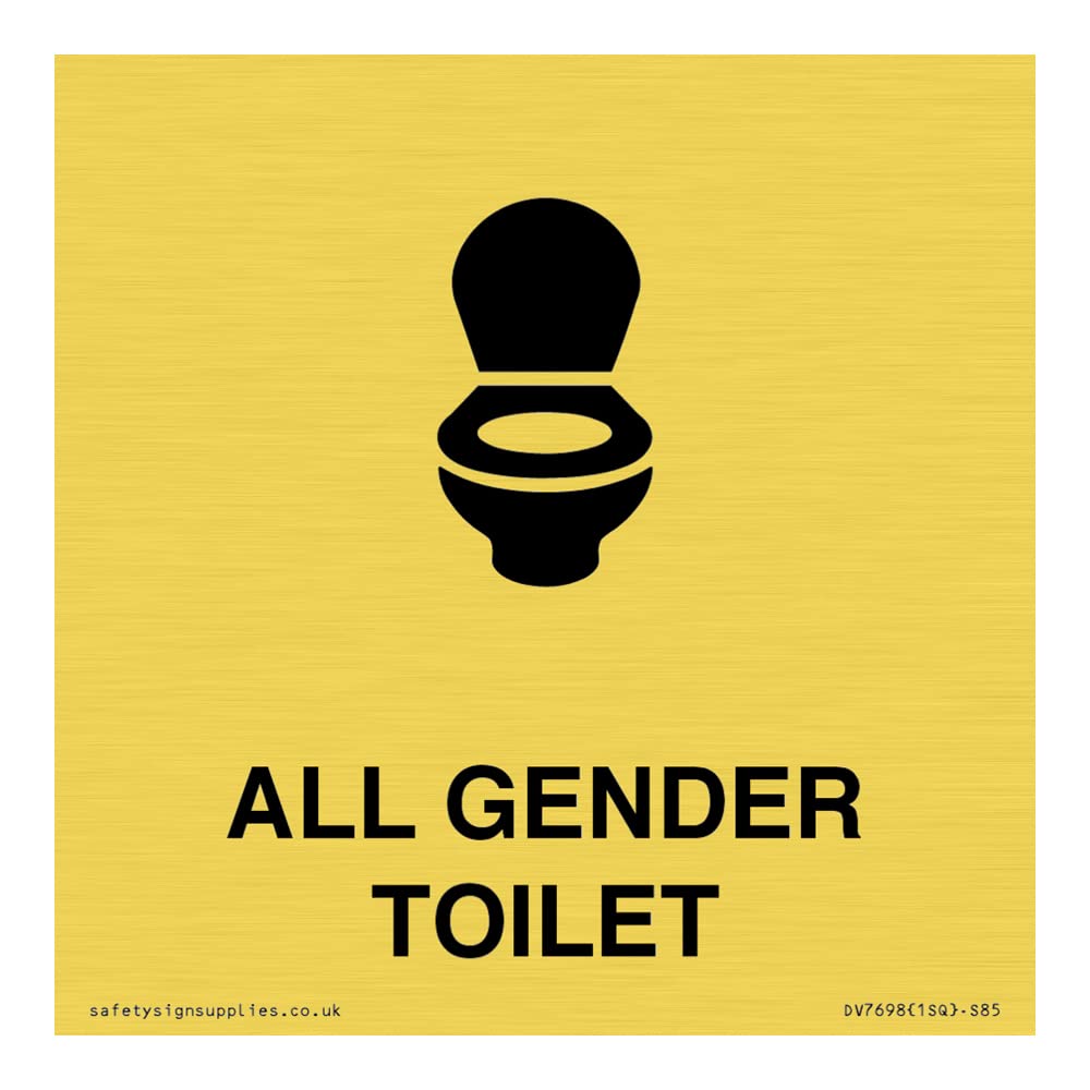 WC Toilet Sign - 85x85mm - S85