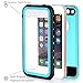 iPhone 5S Waterproof Case, eFond iPhone SE Waterproof Case IP68 Certified Shockproof Durable Slim Fit Full-Sealed Hard Cover with Touch ID Snow Dust Dirty Proof Case for iPhone 5 5S SE [Teal Blue]