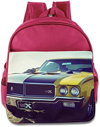 Buick Vintage Car Backpack, School Bag For 1-6 Years Toddler Pink
