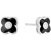 Amazon Essentials Sterling Silver or 14K Gold Over Silver Mini Clover Stud Earrings