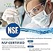 AQUA CREST 4396508 Refrigerator Water Filter Replacement for Whirlpool® WF-NLC240V, NL300, 4392857, 4396510, 4396509, 4396547, LC400V, 4396510p, PNL240V, EveryDrop® Filter 5, EDR5RXD1, 3PACKs