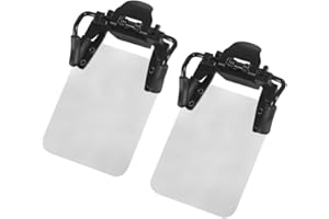DONGKER Shooting Glasses Blinders Occluder Clip,2 PCS 180° Adjustable Angle Shooting Glasses Patch for Shooting